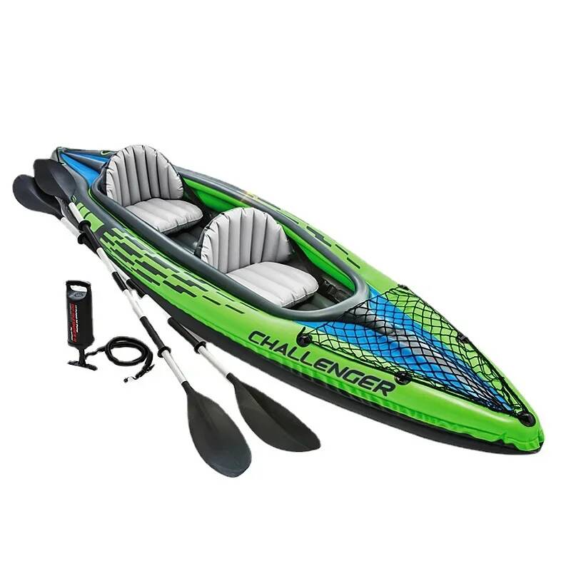 Fishing Kayak Inflatable - 1/2-persoons opblaasbare kajakboot, dubbele aanvalsboot, kajak