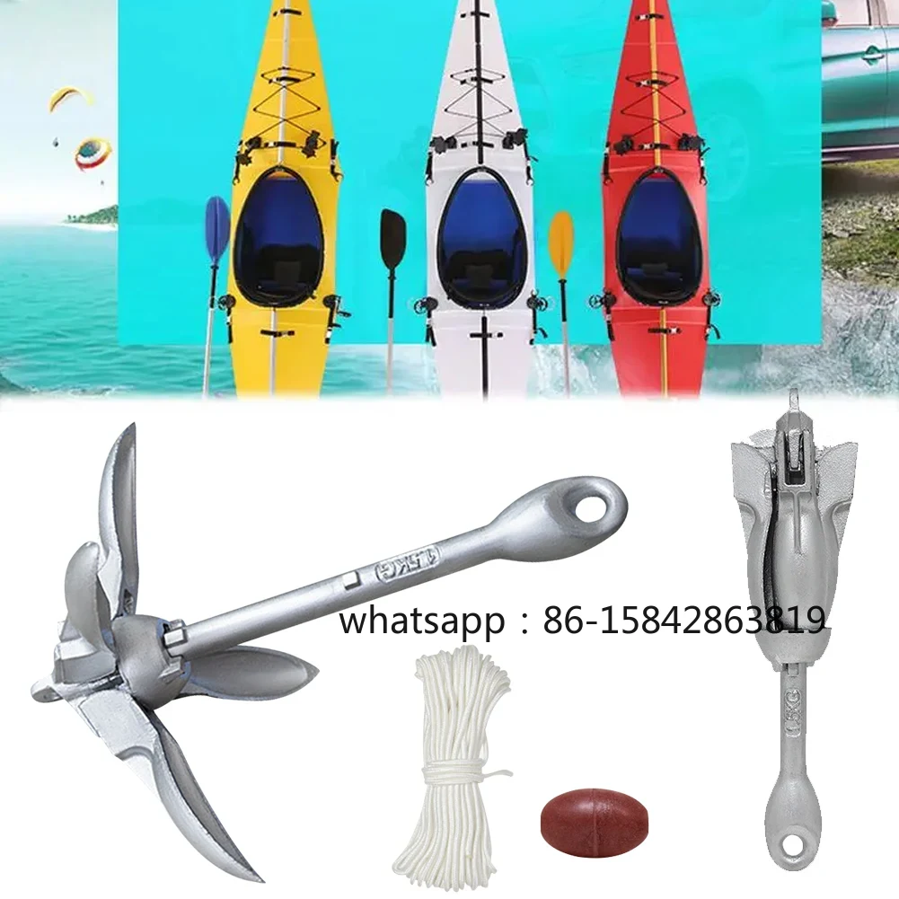 0.7KG 1.5KG RVS Opvouwbare Gra - Fishing Kayak Anchor recensie en prijs